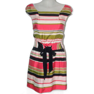 Milly New York "Harbor Stripe" Silk dress Size 6